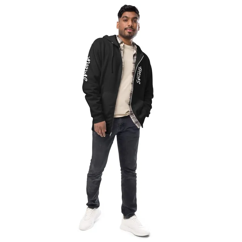 Chris Smooth Unisex fleece zip up hoodie