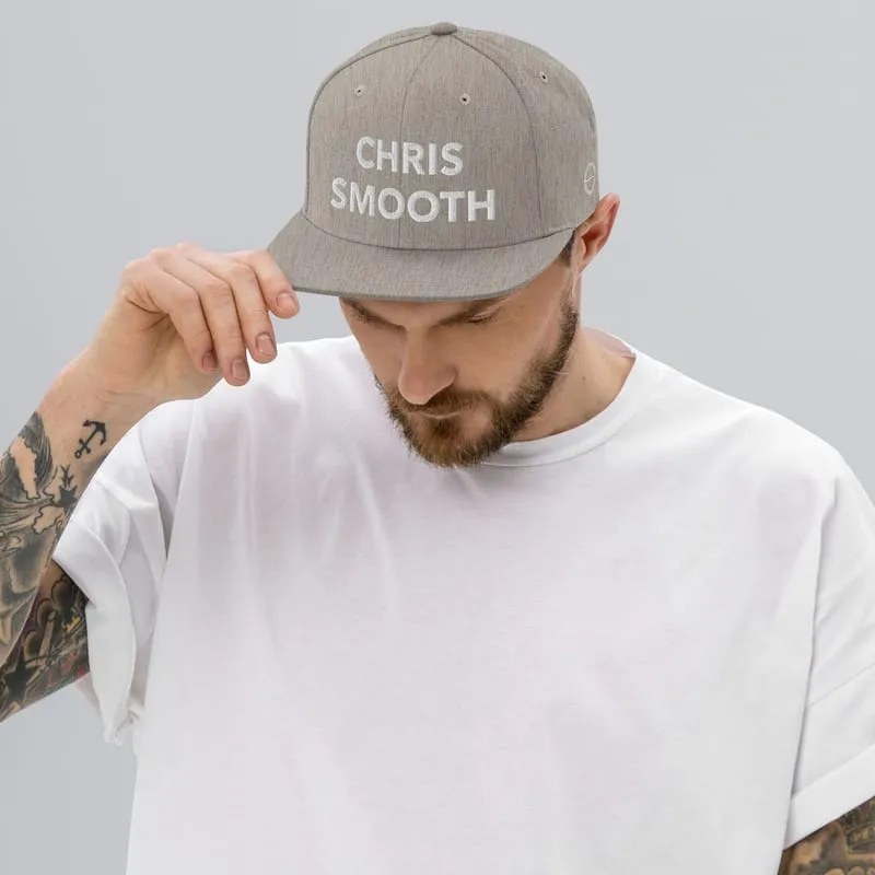 CHRIS SMOOTH WHITE Snapback Hat - unisex