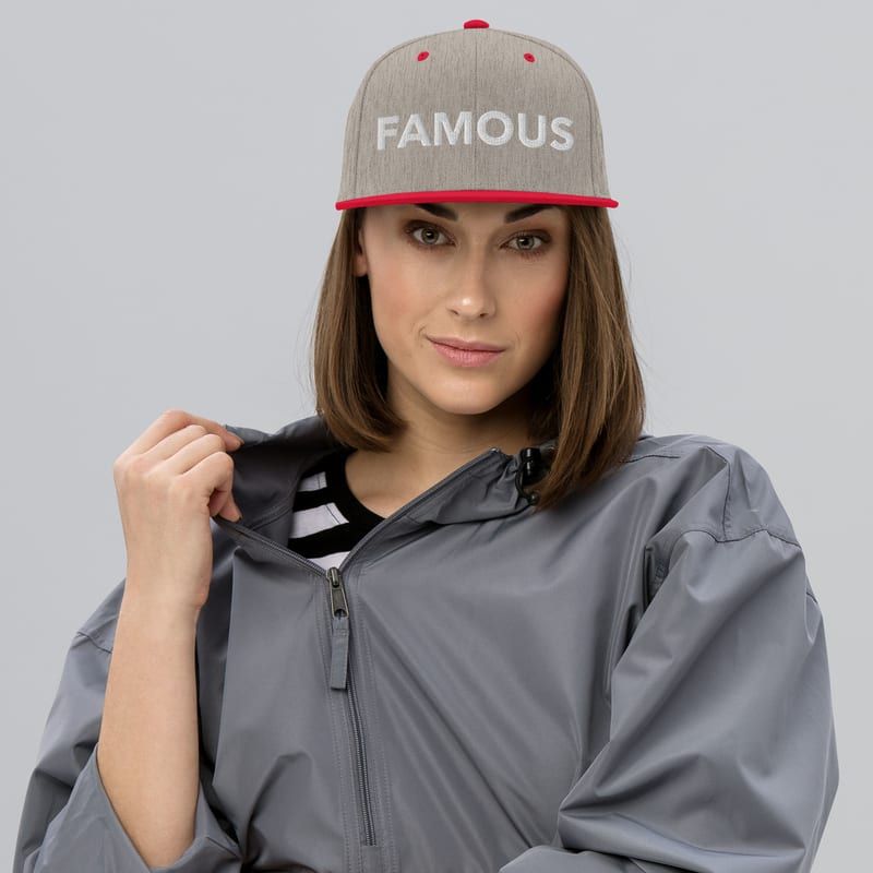 Heather Grey/ Red